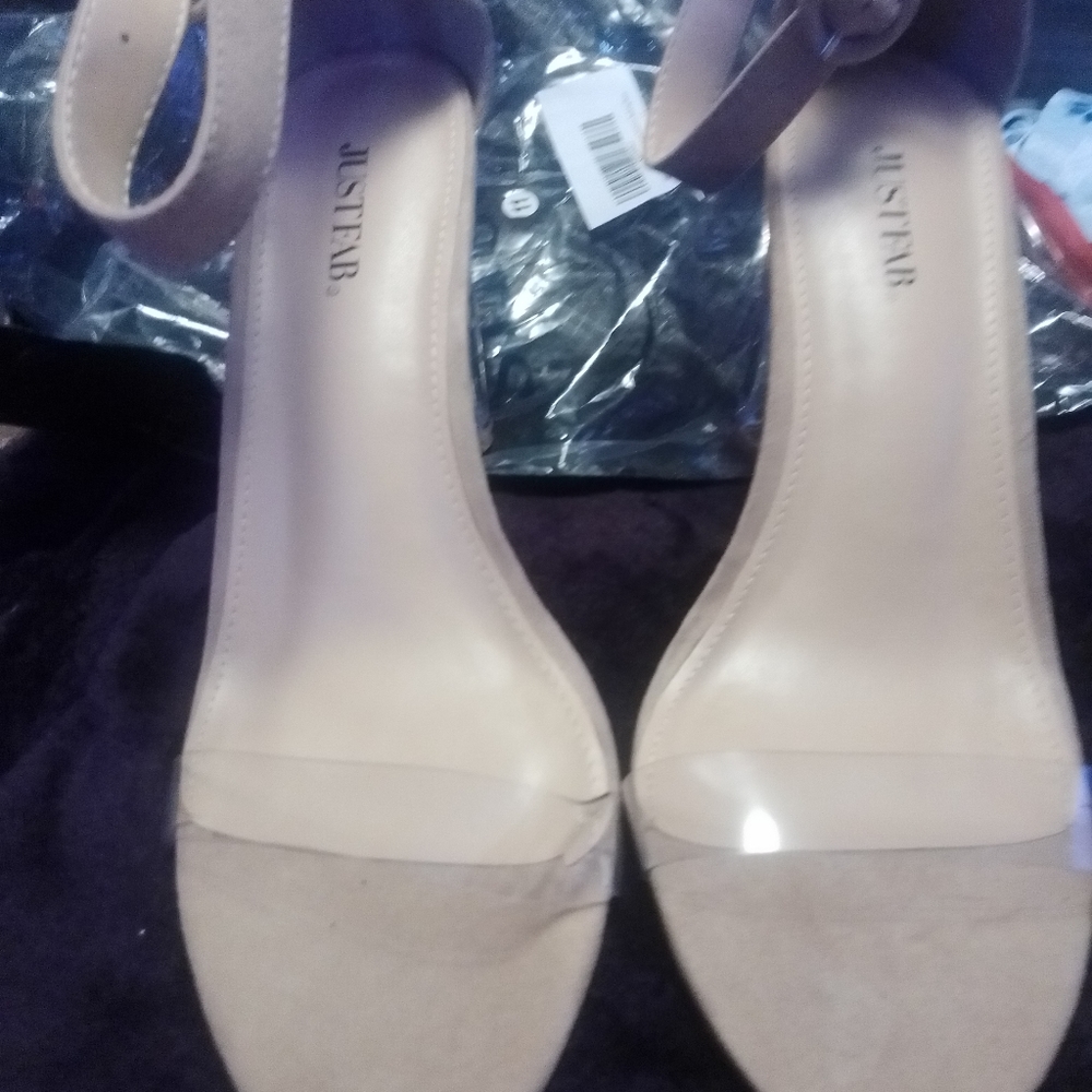 Clear Cinderella shoes